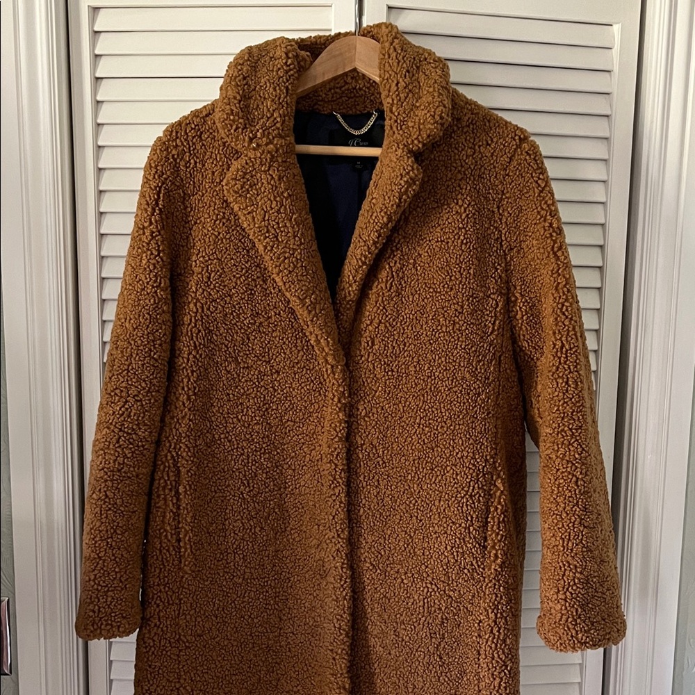 J. Crew Tan Teddy Jacket